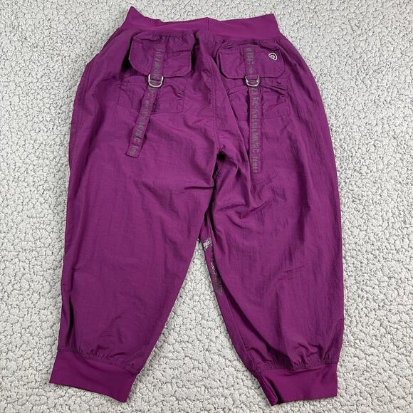 Zumba Wear Cropped Capri Jogger Pants Womens XL Dance Workout Purple - Picture 4 of 8